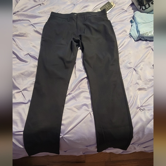 Travis Mathew black dress pants. Stretch waist band - Picture 1 of 4